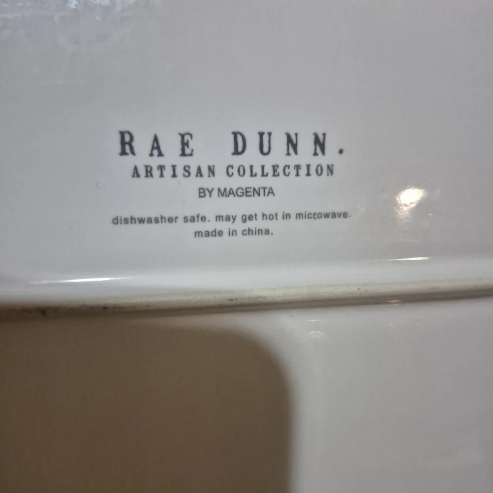 Rae Dunn White 'Beach Bum' Ceramic Tray